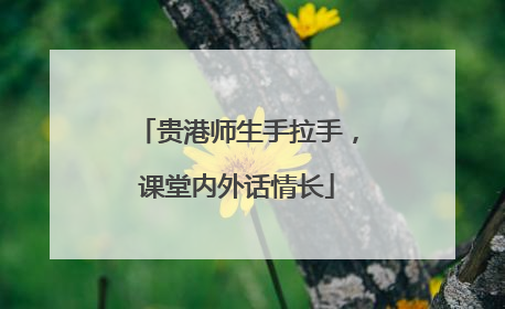 贵港师生手拉手，课堂内外话情长