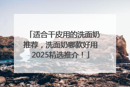 适合干皮用的洗面奶推荐，洗面奶哪款好用2025精选推介！