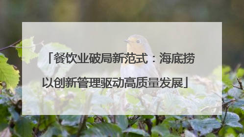餐饮业破局新范式：海底捞以创新管理驱动高质量发展