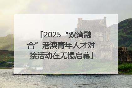 2025“双湾融合”港澳青年人才对接活动在无锡启幕