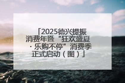 2025德兴提振消费年暨“狂欢盛夏・乐购不停”消费季正式启动（图）