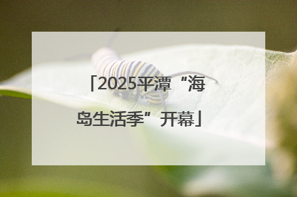 2025平潭“海岛生活季”开幕